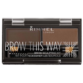 Rimmel 림멜 브로우 디스 웨이 003 다크 브라운 아이브로 파우더 Bow This Way Eyebow Powde, 1개, 상풍설명참조