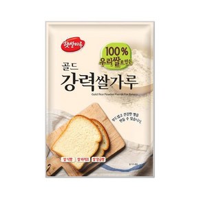 강력쌀가루 1kg 쌀케이크 베이킹재료 대두식품 하나베이킹푸드, 3kg, 1개