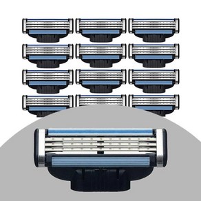 질레트 마하3 호환대체용 면도날 / 3중 터보 호환대체용 면도날 / 3팩(12개입)