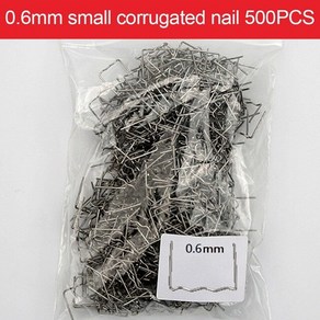 500 개/대 0.6/0.8mm 용접 총 손톱 스테이플러 핫 용접기 범퍼 수리 플라스틱, 05 0 6mm flat staples, 500개