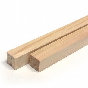 소나무 원목각재 각목 목재 나무쫄대 몰딩 18x18x800mm (2장), 1세트