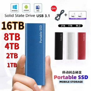 외장하드 테라 tb ssd c타입 16 12 10 8 5 4 2 1 usb, 실버 그레이, 500GB 일반(64G 확장)