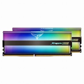 팀그룹 T-Foce DDR4 8G CL16 XTREEM 데스크탑용 PC4-25600 ARGB 2p, 2개