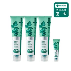 덴티스테 뉴 플러스화이트 160g x 3개 + 플러스화이트 20g 1개, 단일속성