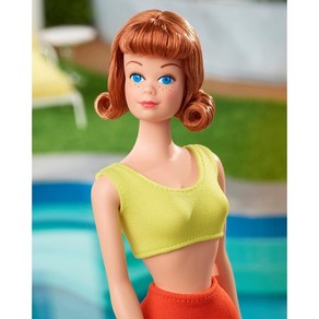 BARBIE 미국 정품 시그니처 60주년 빈티지 패션 바비 마론인형, 60주년기념바비, 1개