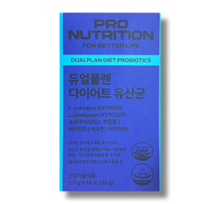 PRONUTRITION 듀얼플랜 다이어트 유산균 14p, 35g, 1개