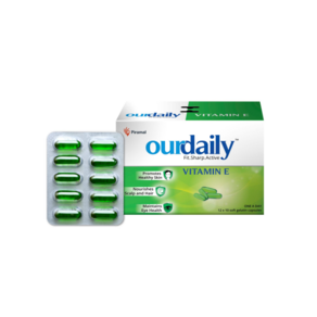 OuDaily Vitamin E 400mg fo Skin Eye & Hai Health  Soft Gelatin Capsule 10 soft gelatin capsules