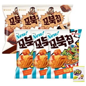 오리온 꼬북칩 초코츄러스 120g + 꼬북칩 카라멜팝콘 108g + 사은품증정, 3세트, 228g