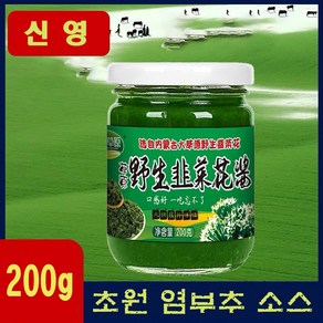 아시아식품 야생 염부추소스 쥬채화, 9개, 200g