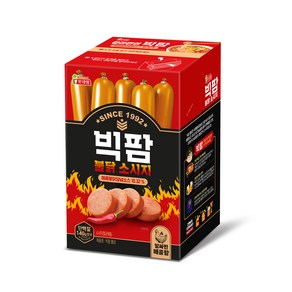 롯데햄 빅팜불닭1200g (60gX20개입) 간식 소시지 매콤 알싸한 화끈한, 1.2kg, 1개