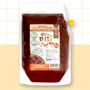 냉면 쫄면 비빔국수 만능양념장 생선조림 미희양념장, 2kg 보통맛, 1개, 2kg