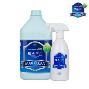 맥스크린 4L+ 500ml 세트 살균소독제