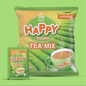 미안마 해피 인스턴트 밀크티 Happy Instant Tea Mix 24gx30개, 1개, 30개입