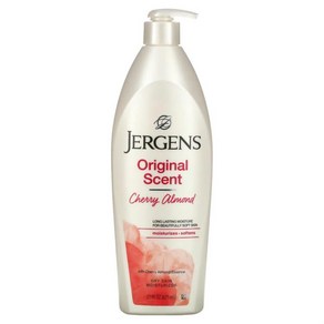 Jegens 오리지널 향 건성 피부용 모이스처라이저 체리 아몬드 621ML 21FL oz), 1개