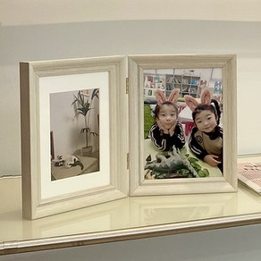 접이식액자 나무 포토테이블 4X6, 4.IV빈티지아이보리, 4x6두개, 6개