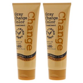Gay Change Colo 트리트먼트 내추럴 브라운, 240g, 2개