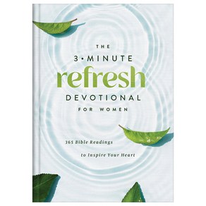 (영문도서) The 3-Minute Refesh Devotional fo Women: 365 Bible Readings to Inspie You H... Hadcove, Babou Publishing, English, 9781636099880