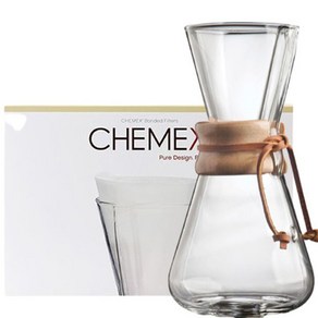 Chemex 케맥스 클래식 CM-1C(3컵)+ FP-2 필터, 523ml, 1개