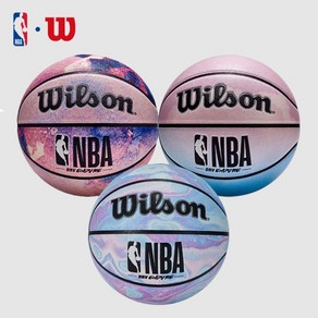 WILSON 윌슨 7호 농구공 NBA DRV ENDURE 실외 실내 컬러 선물 취미 훈련, 1개, 윌슨/WZ2013003CN7/그라데이션