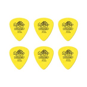 지엠뮤직_세트(6)던롭피크418R.73 Tortex STD 0.73mm 톨텍스 스탠다드 Dunlop PICK (No.20세트)