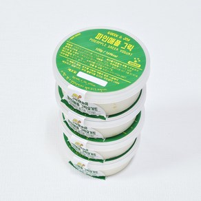 그릭앤조이 수제 파인애플 그릭요거트, 4개, 120g