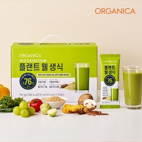 [KT알파쇼핑]하루1포 올가니카 플랜트 웰 생식 30g x 25포 선물세트, 750g, 1개