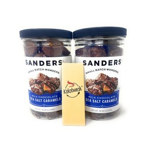 샌더스 밀크 초콜릿 씨 솔트 카라멜 36oz 1.02킬로 ( 미국코스트코직배송 SANDERS MILK CHOCOLATE SEA SALT CARAMELS 36oz 1.02kg ), 2개