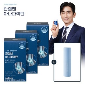 [쇼핑엔티] 관절엔 아나파랙틴 3박스+스틱밤 1개 (3개월분), 없음, 3개, 30정
