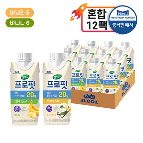 셀렉스 프로핏 (밀크바닐라6+바나나6), 250ml, 12개
