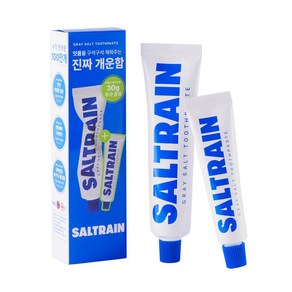 솔트레인 그레이 솔트 클린브리쓰 치약 세트(100g+30g), 1세트