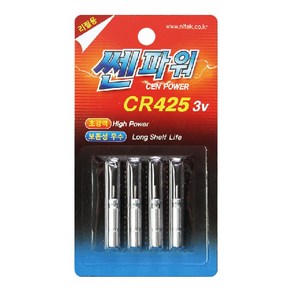 쎈파워 CR425(4p) 국산/리필전지/전자케미/전자찌/배터리, 1개