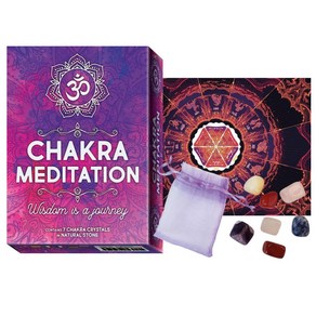 차크라 명상 크리스탈 오라클카드 Chaka Meditation, 1개