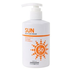 푸드어홀릭 멀티 선크림 250ml SPF50/PA+++펌프형, 1개