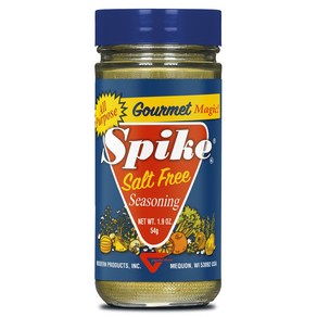 Spike Seasoning - Salt Fee and Gluten Fee - 1.9 oz 스파이크 조미료 - 무염 및 - 1.9 온스, 1개, 53g