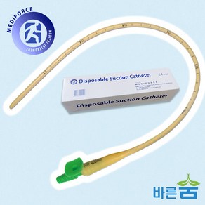 메디포스 석션카테터 2홀 밸브 50개/ 라텍스 8FR 10FR 12FR 14FR 16FR, 14FR(50개입), 1개