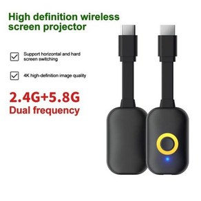 동글 와이파이 TV 스틱 TV TV 리시버 디스플레이 to 안드로이드 IOS 미라스크린용 HDMI 5G 스틱 TV용 밴드 2.4G 무선 4K 듀얼, 1) Black, 1) Black