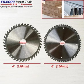 원형톱날 TCT 원형 톱날 단단한 목재 절단 2 개 5 인치 6 인치 먼지없는 125mm 150mm 40 60 톱니 (보어 20mm), 02 2 pieces 125x60T, 01 Boe 20mm, 2개