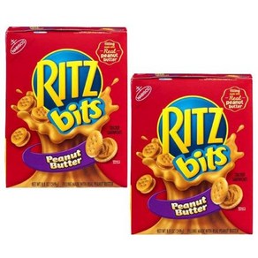 Nabisco Ritz Bits 크래커 샌드위치 땅콩 버터 2495g88온스 2개 팩