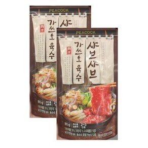 피코크 샤브샤브 가쓰오 육수 80g(가쓰오) x 2개 총 160g, 80g