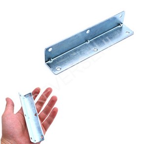 25x130mm ㄱ자꺽쇠 코너 ㄱ자 철브라켓 책상보강대, 1개