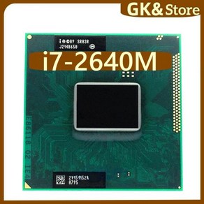 I7-2640M 듀얼 코어 쿼드 스레드 GHz 소켓 i7 SR03R 2.8 G2 / PGA988B