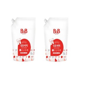 비앤비 섬유세제 유아세탁세제 1500ml, 2개, 1.5L