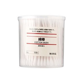 일본 MUJI 무인양품 면봉 200개입 COTTON BUDS, 1개