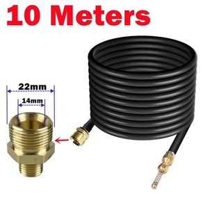 무선 고온 고압 세차기 고압폄프 세척기 스팀기 고압 하수구 세척 호스 파이프 M22 14mm 수나사 회전 노즐