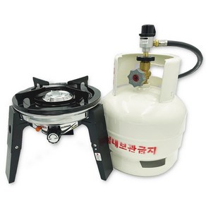 LPG 가스통 3kg + 나비아 원더풀 해바라기 버너 세트