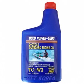 GOLD POWER-1000 골드 파워 1000 TC-W3 선외기 오일