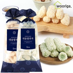 찹쌀유과 500g+쑥 찹쌀유과 500g 한과 전통과자, 1개