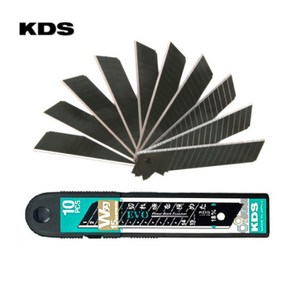 KDS 커터날 LB-10BWZ 흑강 커터날 캇타 카타 대형 초강력 블랙 18MM 10개입, 초대형25MM(중국산)