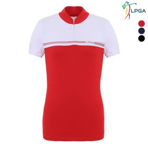 LPGA 여성 컬러블럭 제에리 티셔츠 L192TS526P