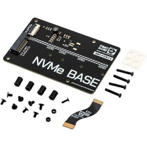 NVMe Base fo Raspbey Pi 5 M.2 HAT PCIe Extension Boad M.2230 2280 지원 PIM699, 1개